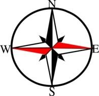 North South East West Compass N4