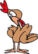 cartoon Chicken drawing