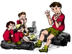 Clipart of Scout Camp