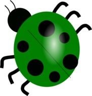 Green Bug Clip Art N2