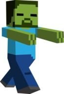 Zombie On Minecraft drawing