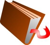 Closed Book Clip Art N4