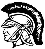 High School Trojan Mascot Logos drawing