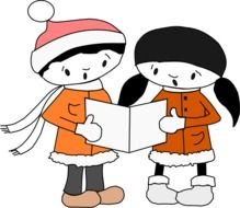 Christmas Carolers Clip Art N6