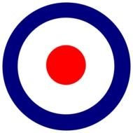Black Bullseye Target Clip Art