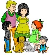 Family ClipArt drawing