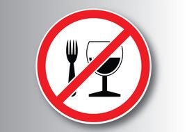 No Food Or Drink as a Sign