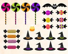 Halloween Candy Clip Art N15