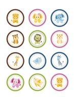 Safari Animals sings drawing