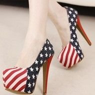 2013 Fr uumlhjahr Weibliche Schuhe Sterne Streifen Plattform Flachen Mund