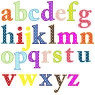 color Alphabet Letters drawing