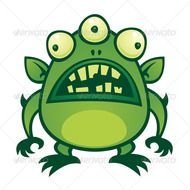 Ugly Cartoon Monsters