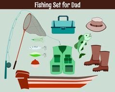 fishing set for dad