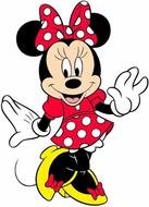 Colorful Minnie Mouse clipart