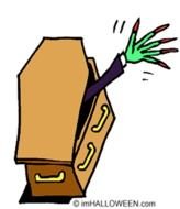 Clip Art Waves Spooky Coffin Wave