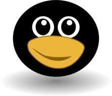 Penguin Face Clip Art