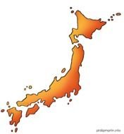 Japan Map Clip Art N2