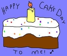 Happy Cake Day drawing