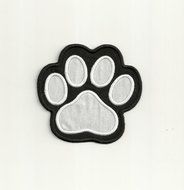Tiger Paw Print Coloring Page