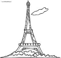 Eiffel Tower Cartoon N3