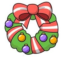 nice Christmas Wreath drawing
