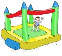 Clipart of Bounce House