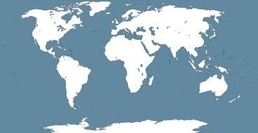 World Map as a graphic illustration
