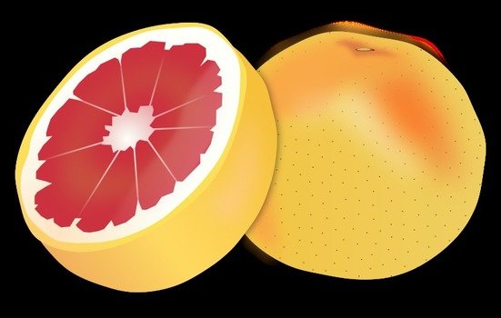 red citrus as a picture for clipart