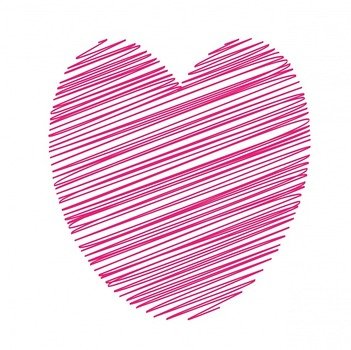 Pink Heart Clip Art N44