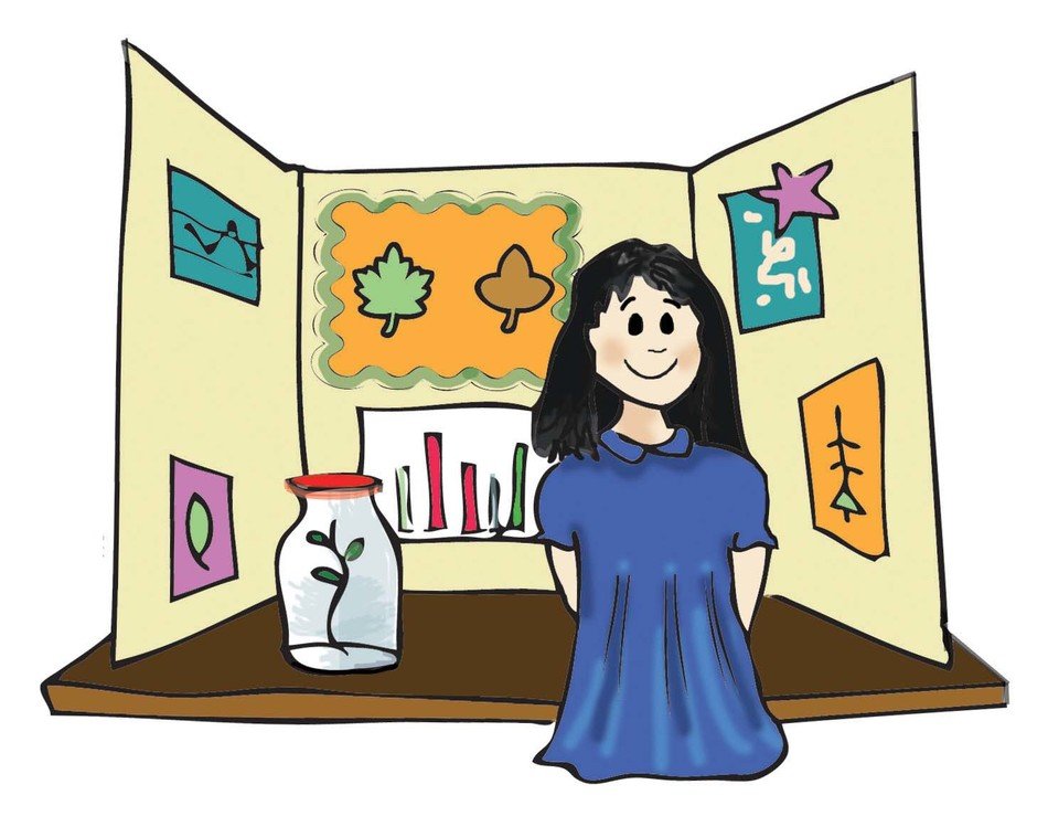 clipart of the girl in the room