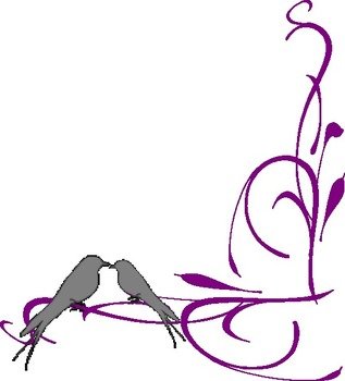 Flower Corner Border Clip Art N13