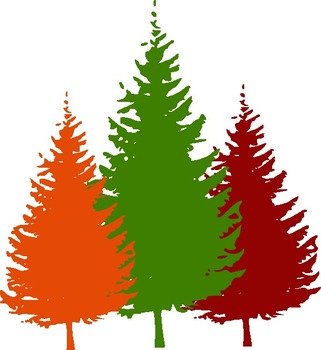 Forest Trees Clip Art N4
