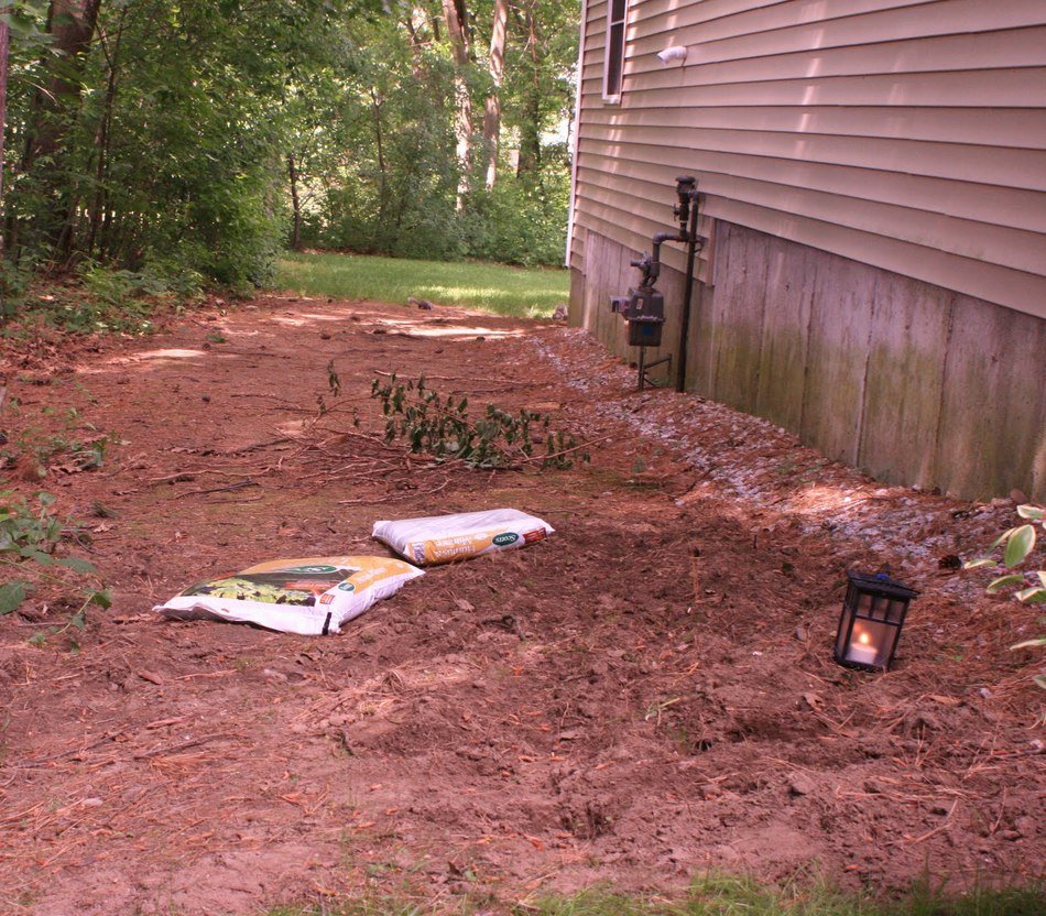 fertilizers in packages are in the backyard