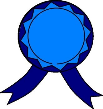 Blue Medal Clip Art