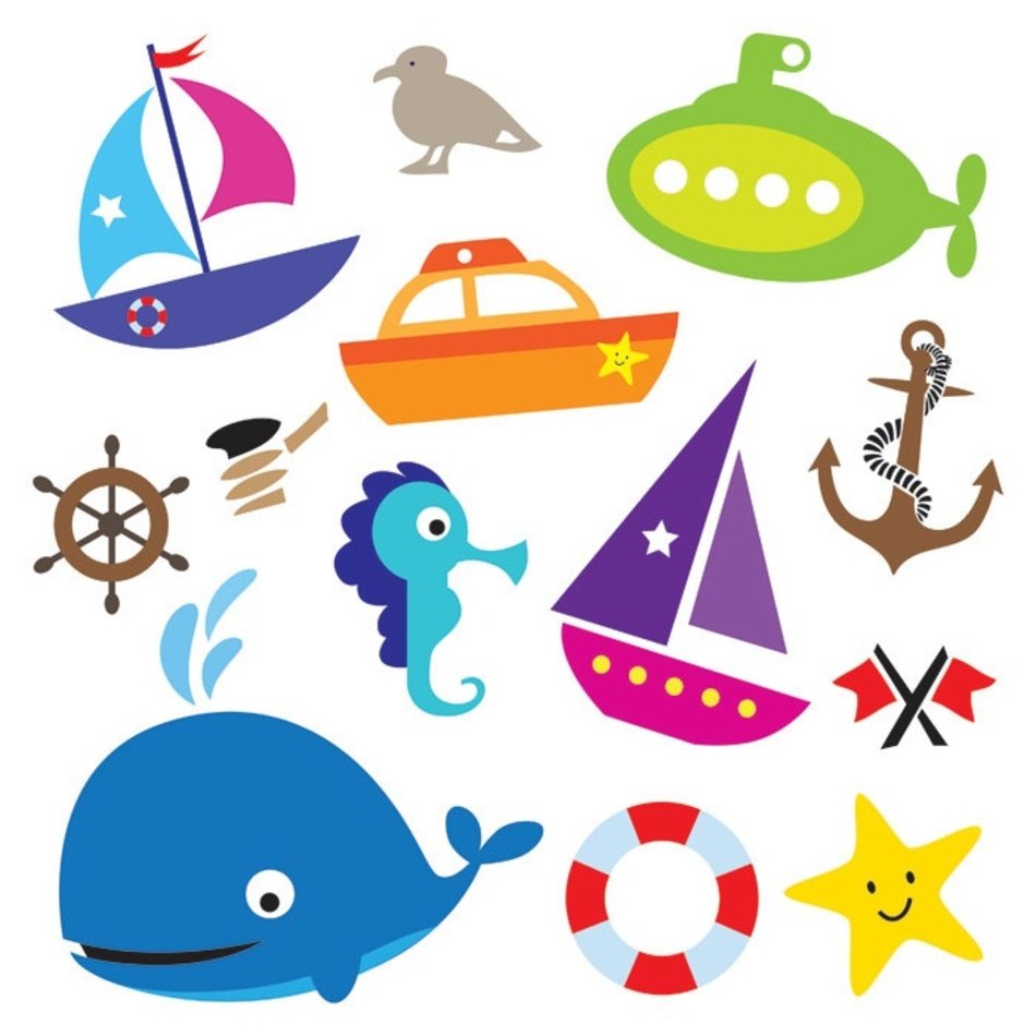 Nautical Baby Shower Clip Art N2