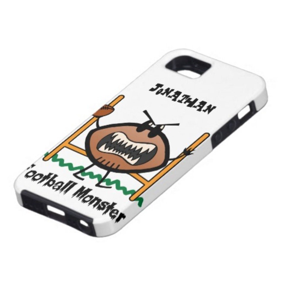 Cartoon Sports Clip Art Angry Mad Football Monster IPhone 5 Cover
