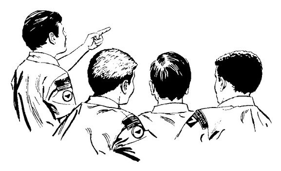 Boy Scout Fleur De Lis drawing