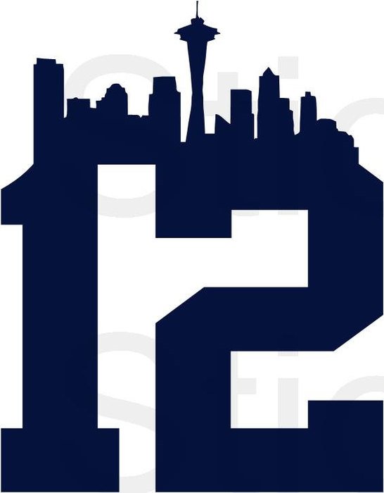 Seattle Seahawks 12th Man Decals