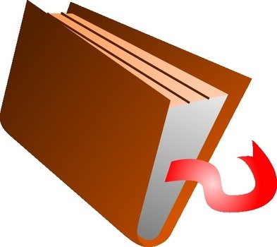 Closed Book Clip Art N4