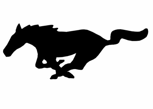 Mustang Logo Silhouette