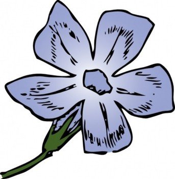 Purple Flower Clip Art N42