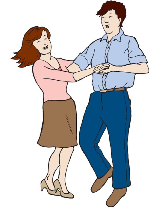 Dancing Couple Clip Art N6