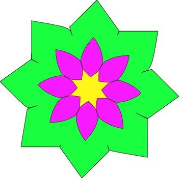 Flower Shape Clip Art