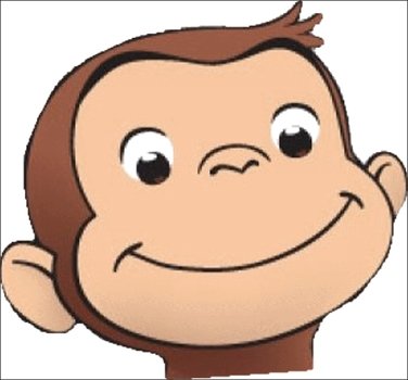 Curious George Face free image download