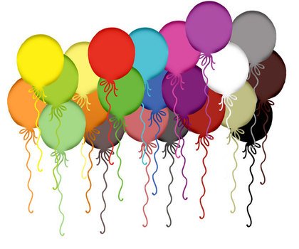 Party Balloons Clip Art N10