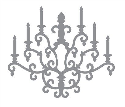 grey Chandelier drawing