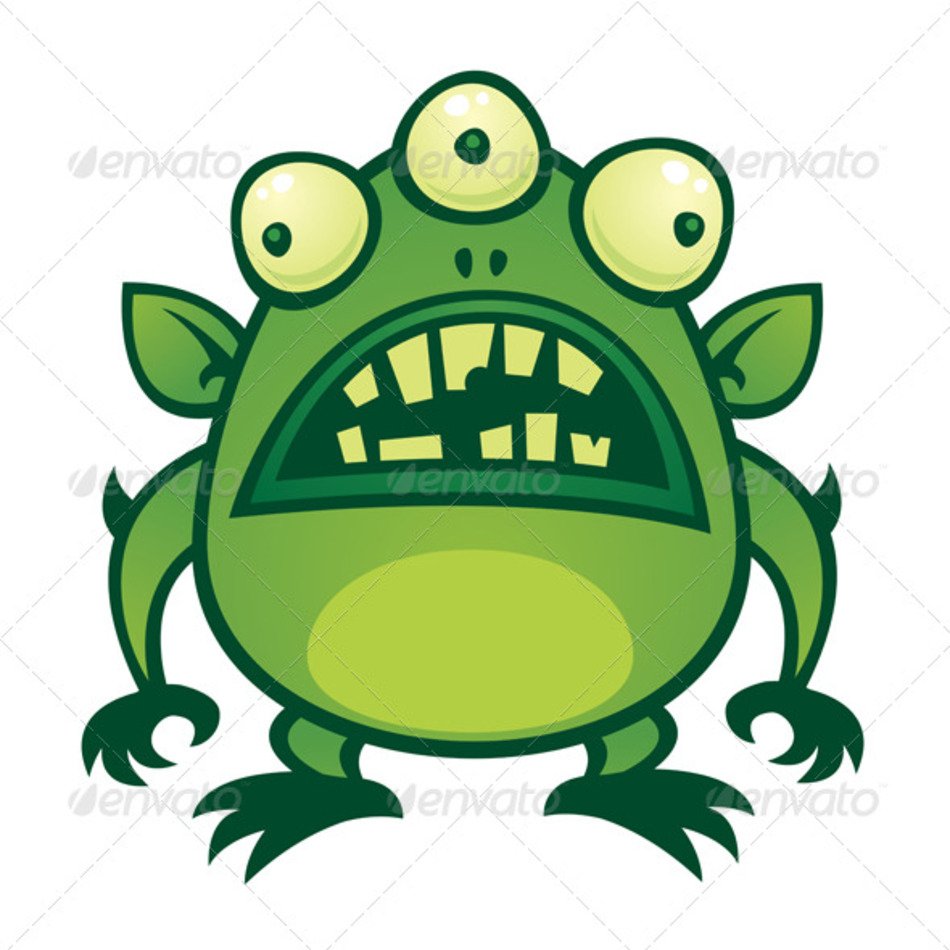 Ugly Cartoon Monsters