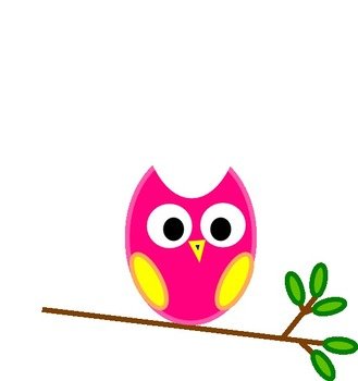 Orange Owl Clip Art N7