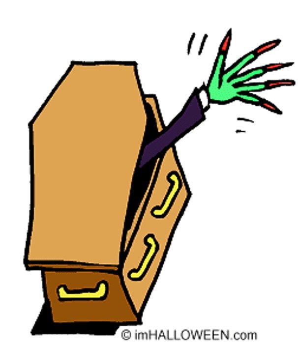 Clip Art Waves Spooky Coffin Wave