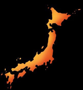 Japan Map Clip Art N2